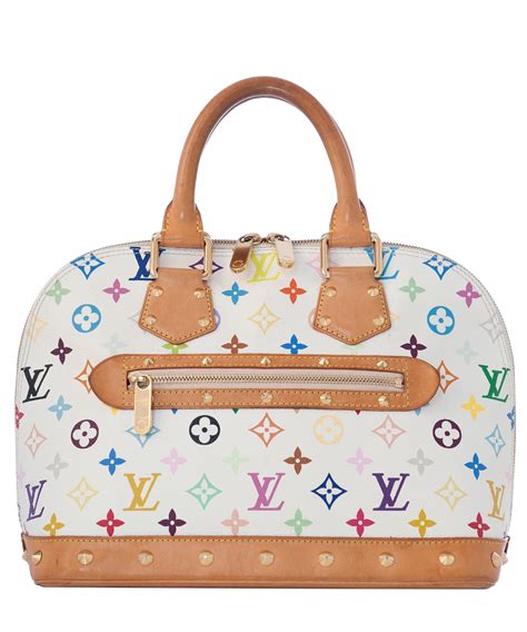 louis vuitton tower monogram multicolor|LOUIS VUITTON Monogram Multicolor Alma White.